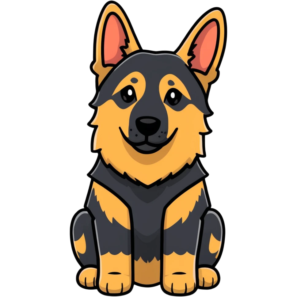 German Shepherd emoji