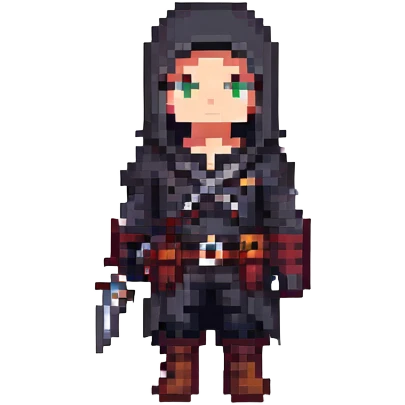 mysterious assassin character with dark clothing emoji