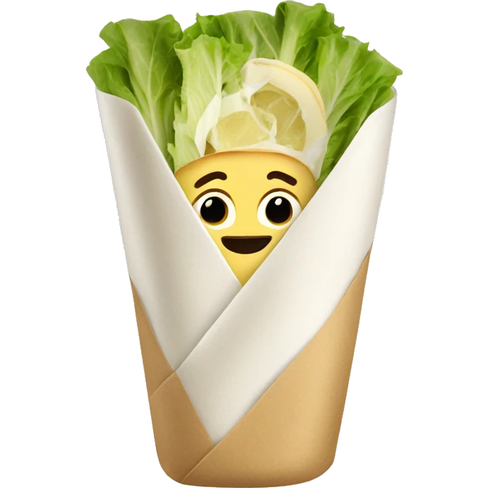 Caesar salad wrap emoji