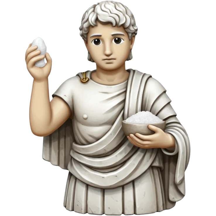salt roman statue emoji
