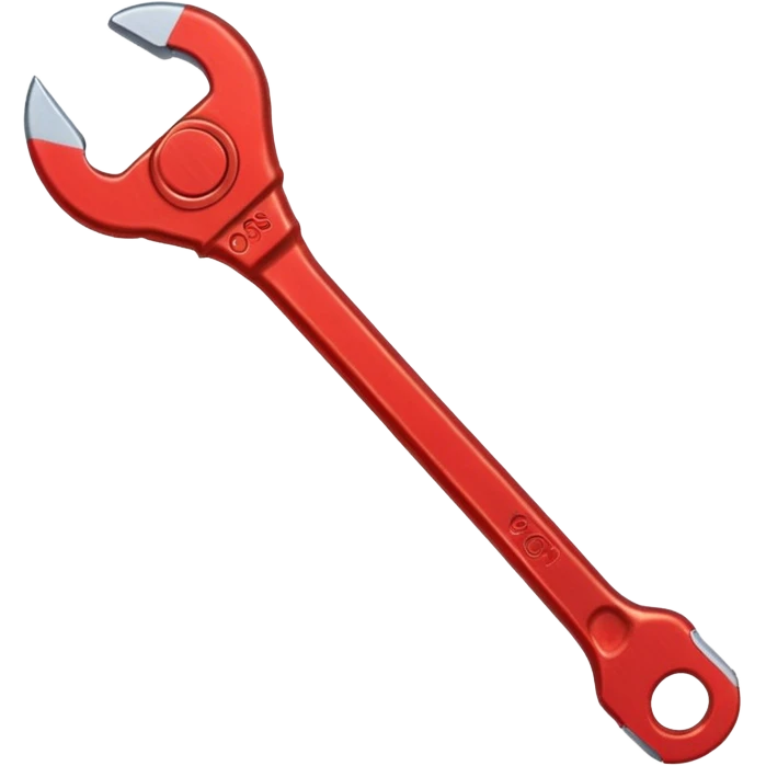 Red wrench emoji