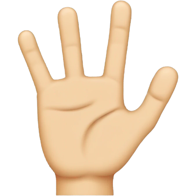 waving hand emoji