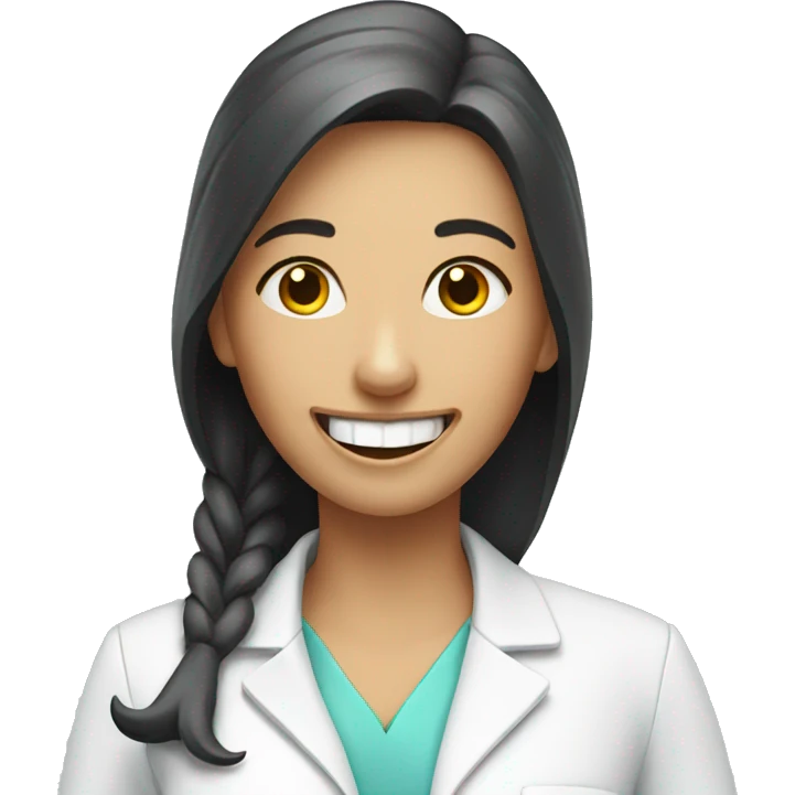 happy woman dentist emoji