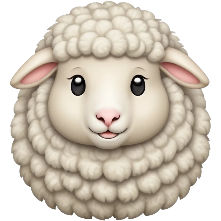 Cute sheep emoji
