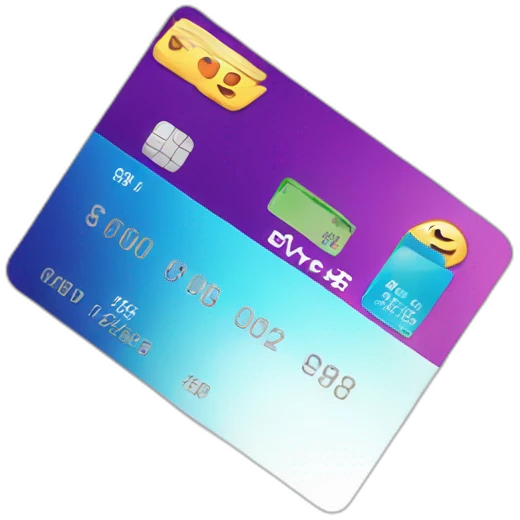Discount card emoji