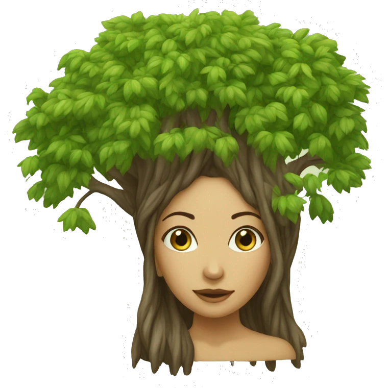 driade tree woman emoji