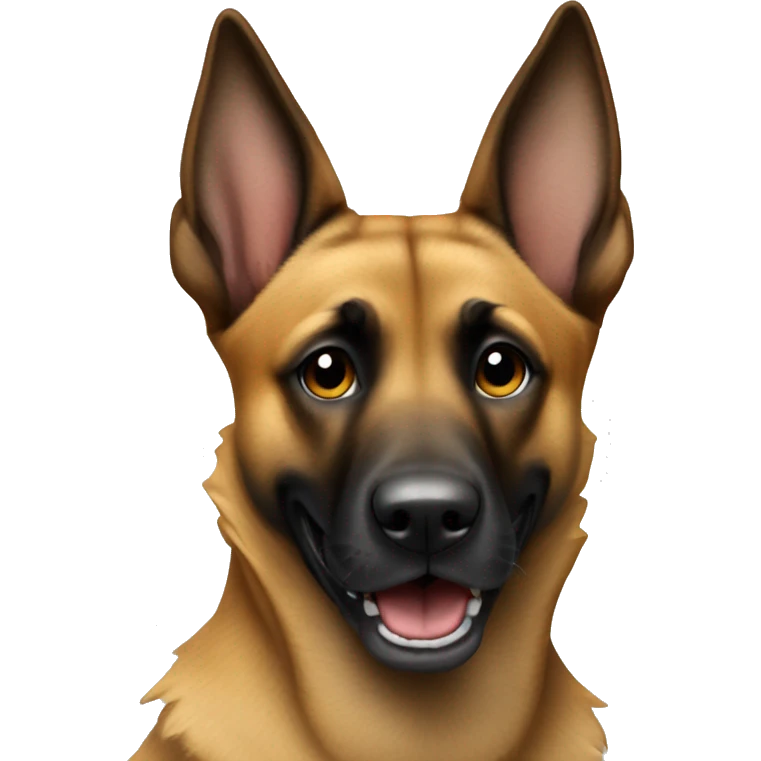 Malinois dog rockstar emoji