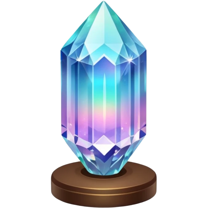 Magic mineral crystal On the stand emoji
