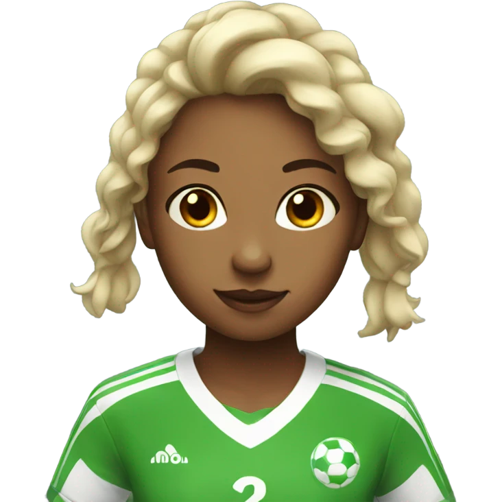 Soccer girl emoji