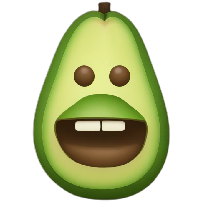 avocado moai emoji