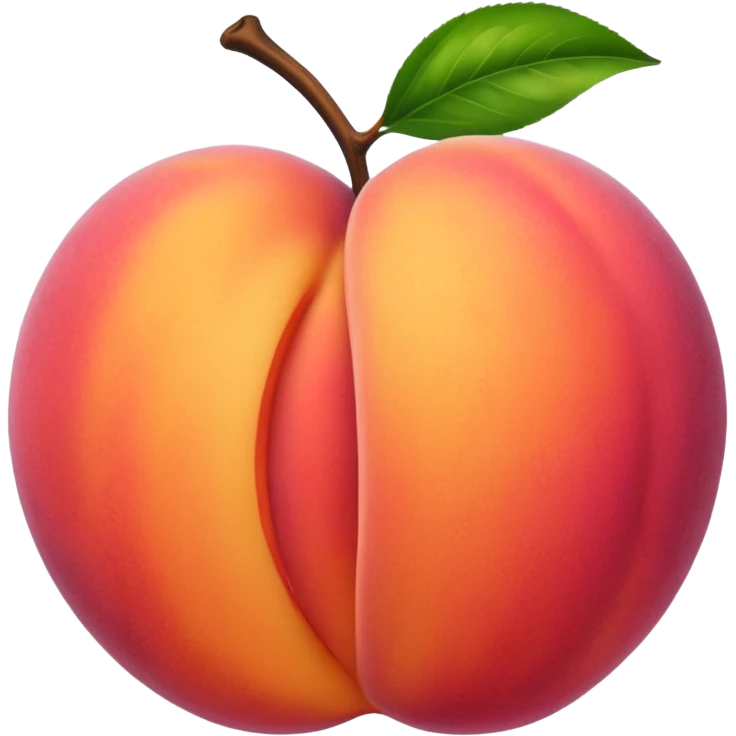 Peach thirsty emoji