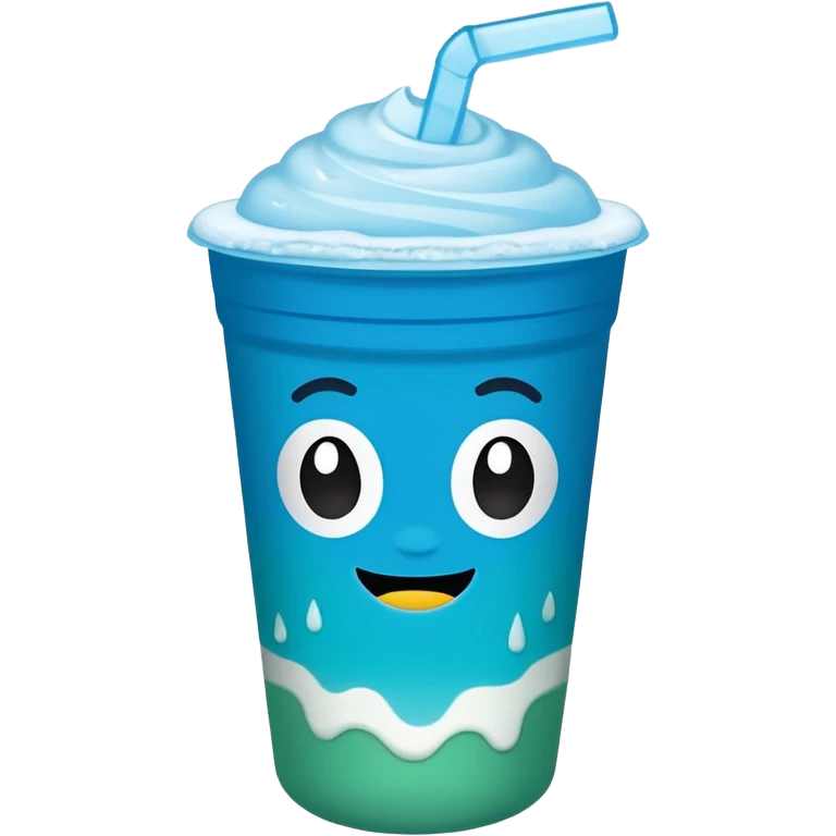 taco bell baja blast freeze cup emoji
