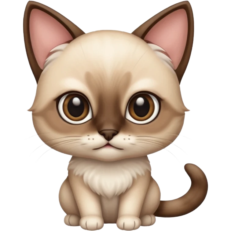 Siamese cat baby emoji