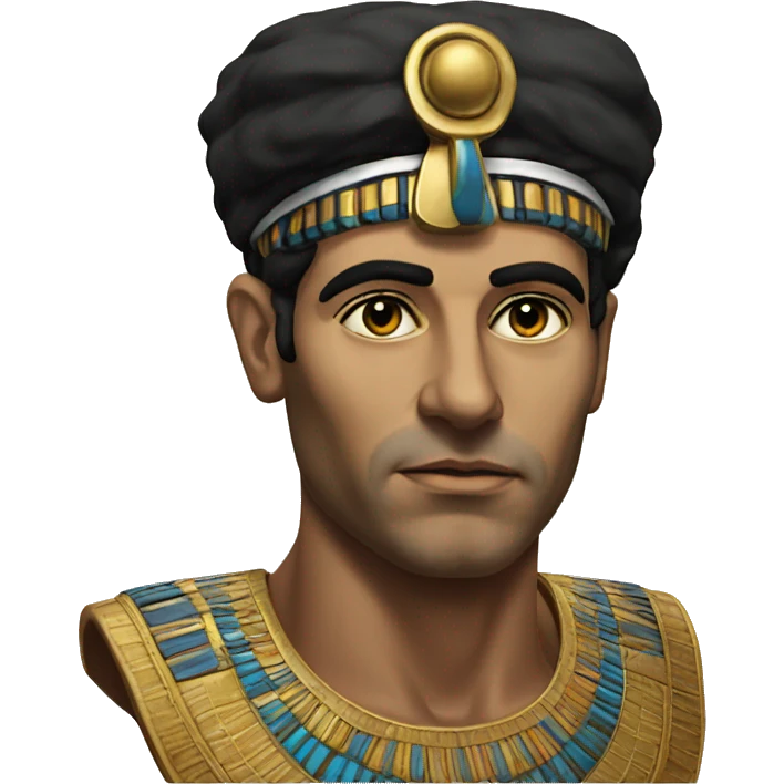 egyptian engenier 1970 photorealistic serious emoji