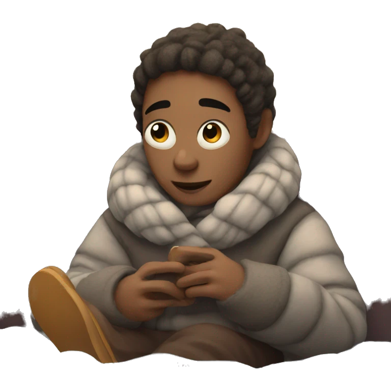 Cozy winter emoji
