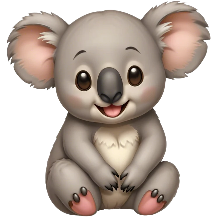 Koala giggling emoji