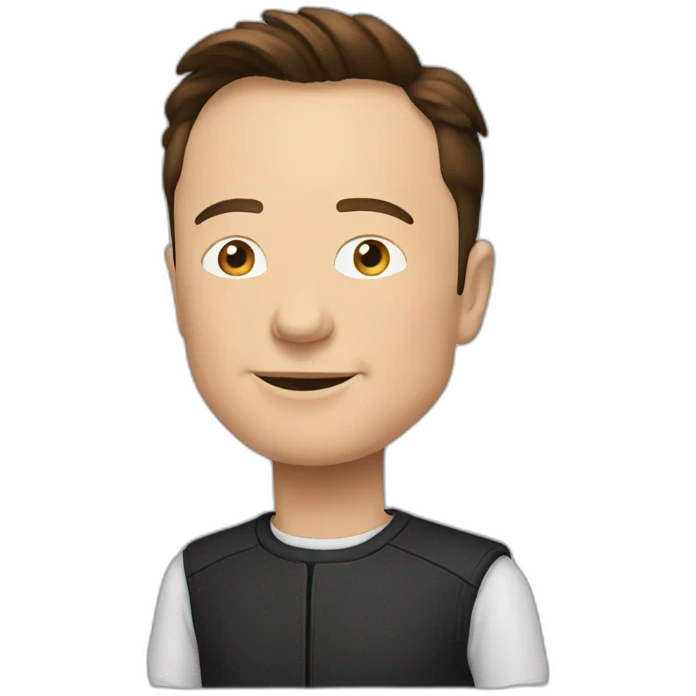 elon musk with joint emoji