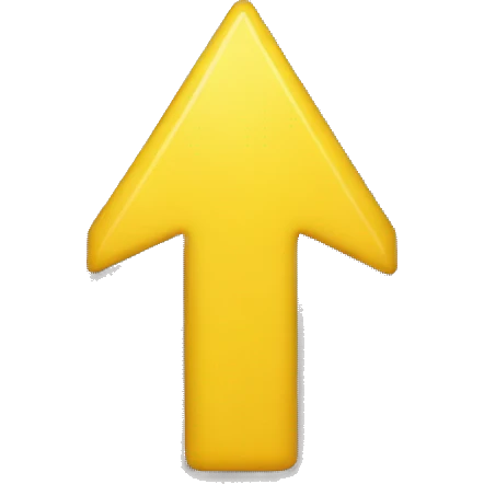 yellow arrow to the right emoji