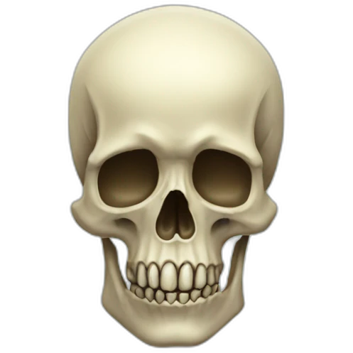 Tete de mort emoji