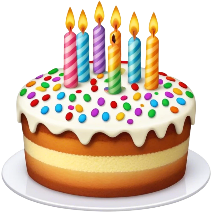 Confetti cake realistic emoji