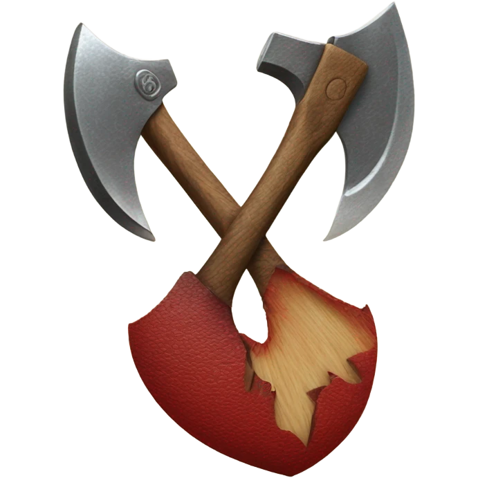 Axe in heart emoji