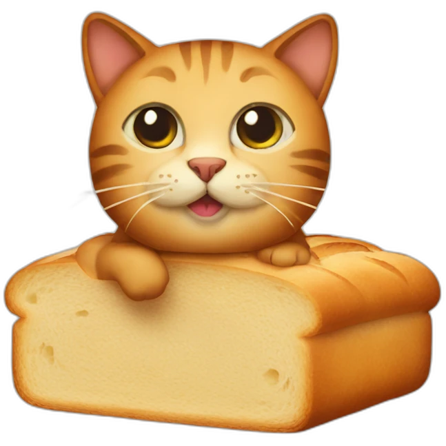 cat bread emoji