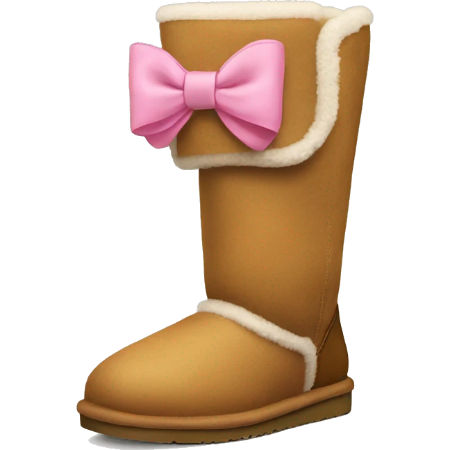ugg boots with a bow  emoji