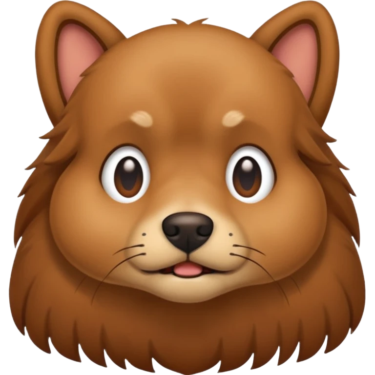 The dog is itching because of fleas emoji