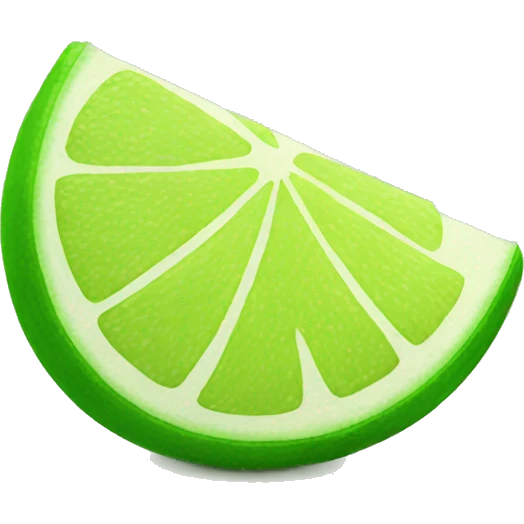 lime wedge emoji