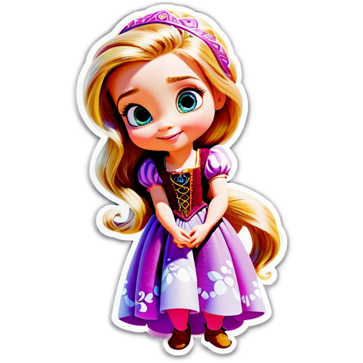 Baby rapunzel emoji