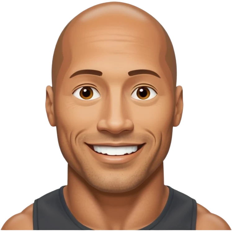 Dwayne The Rock Johnson emoji