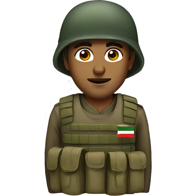 Iranian soldier emoji