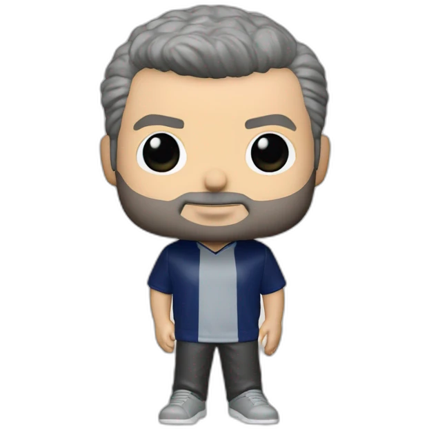 funko pop ange Postecoglou grey hair emoji