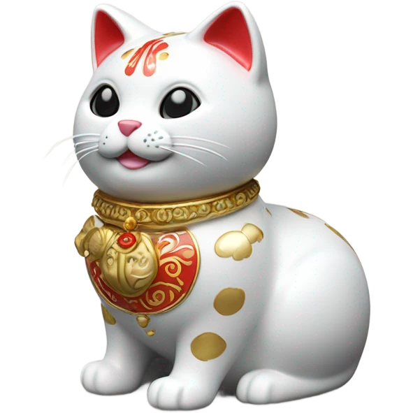 Asia lucky cat emoji