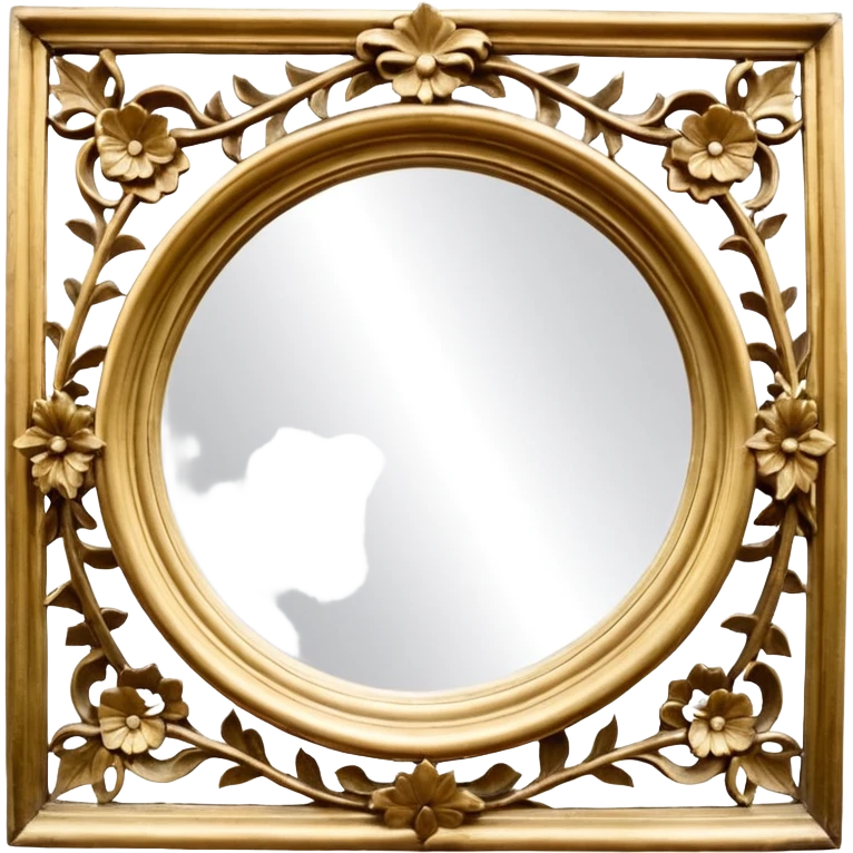 умывальник  зеркало ретро emoji