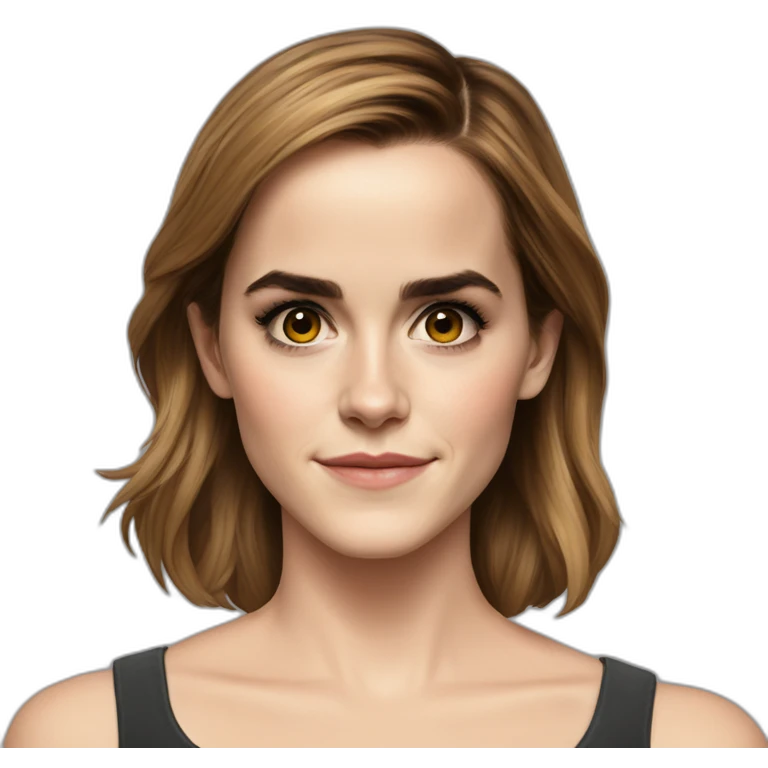 Emma Watson montrant c’est sein emoji