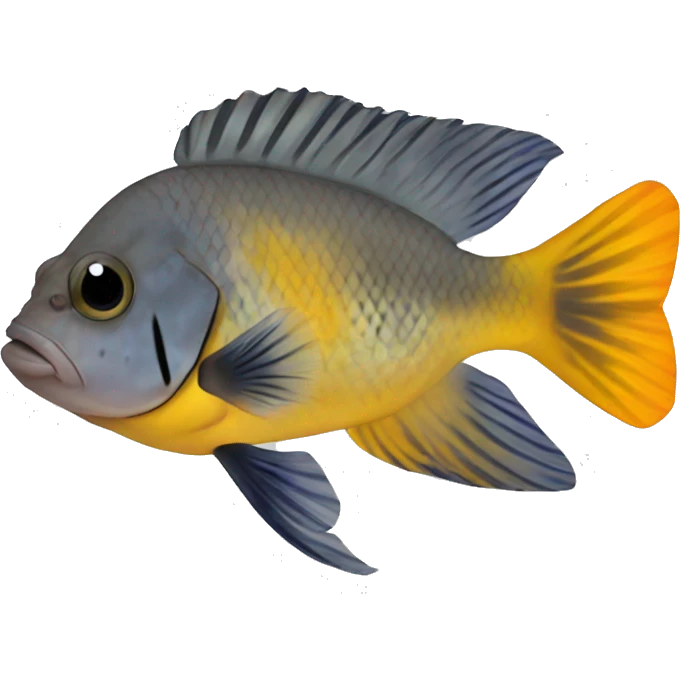 Convict cichlid emoji