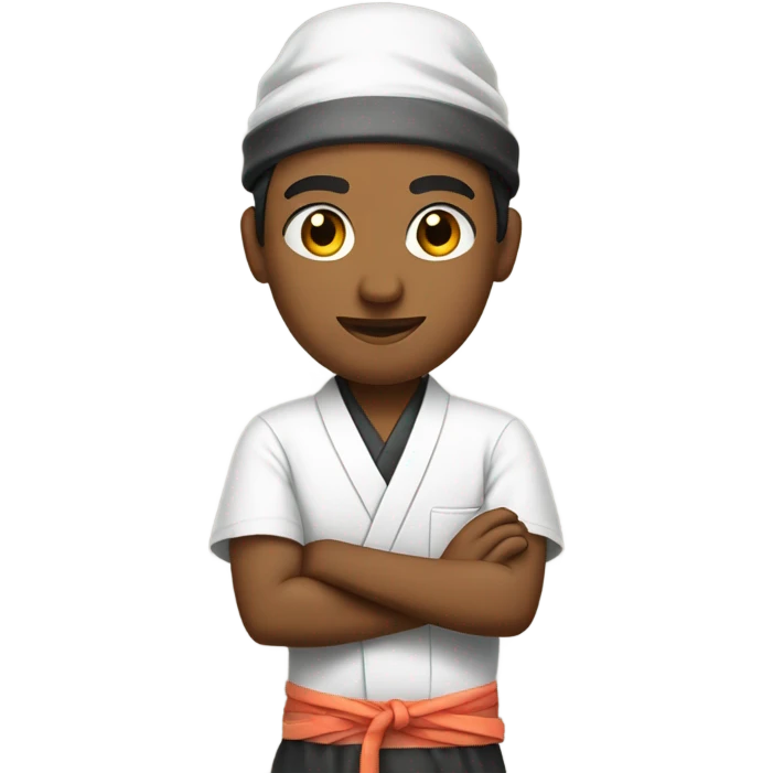 sushi master with bandana emoji