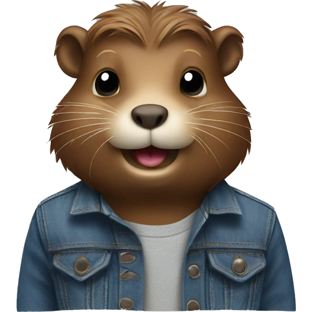 beaver in jeans emoji