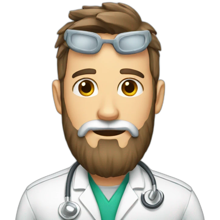 Vet-beard-cows emoji