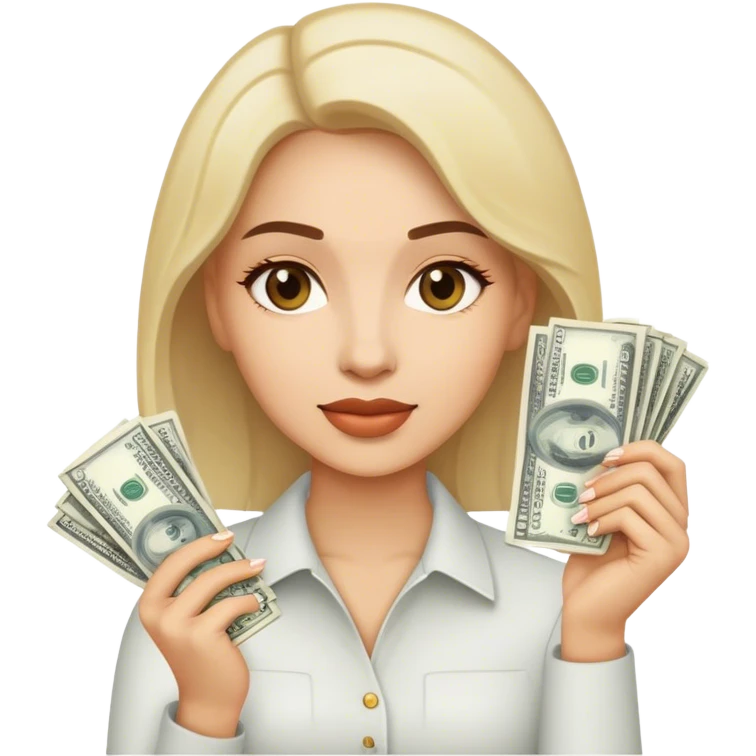 Woman money emoji
