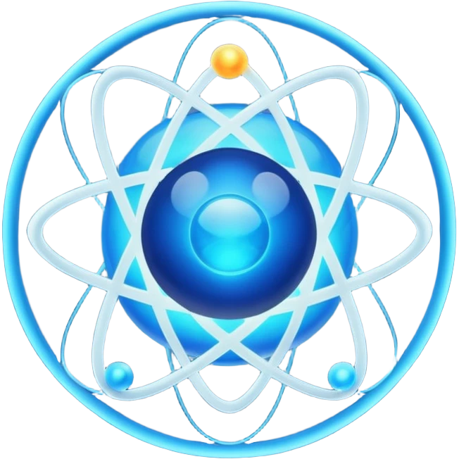 An Atom emoji