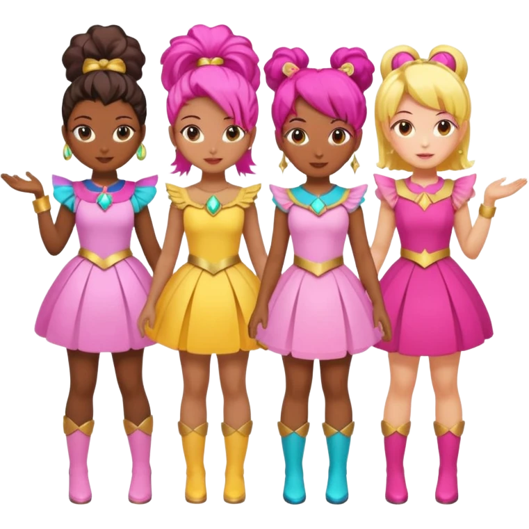 5 Magical Girls  emoji