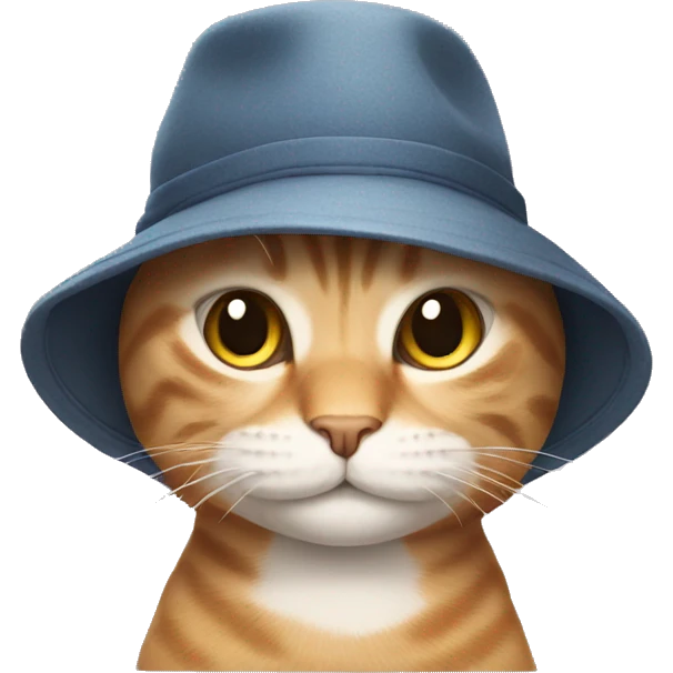 Cat wearing hat emoji