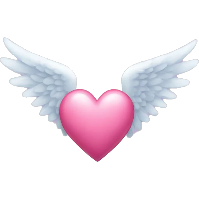 heart with angel wings emoji