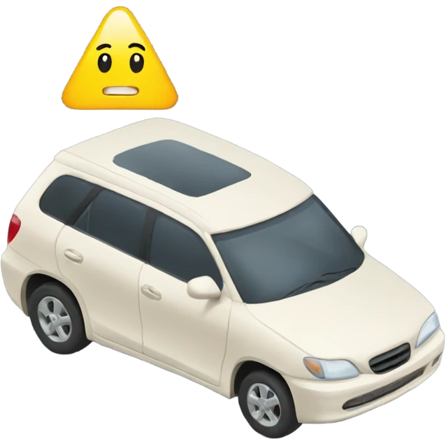 A car going on road emoji