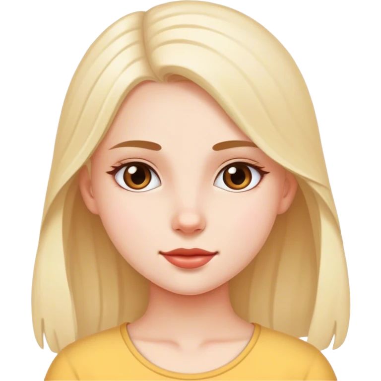 Girl with  emoji