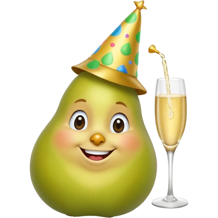 Birne die Party macht  emoji