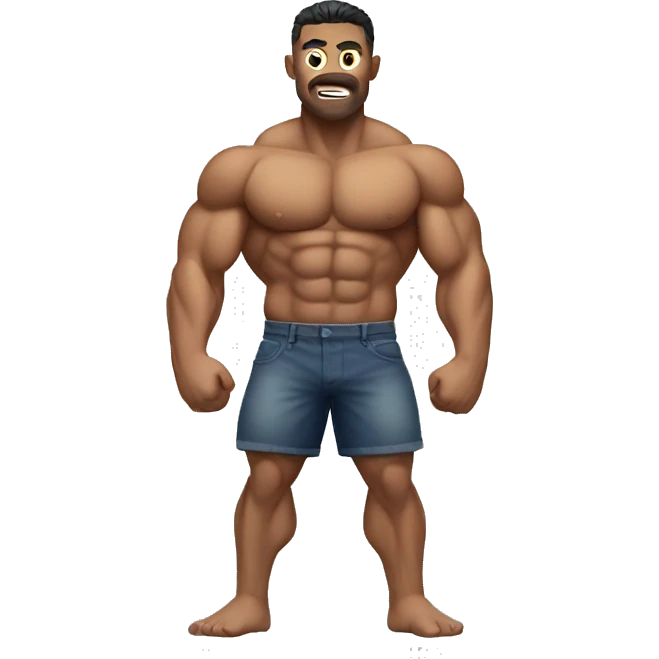 muscular emoji