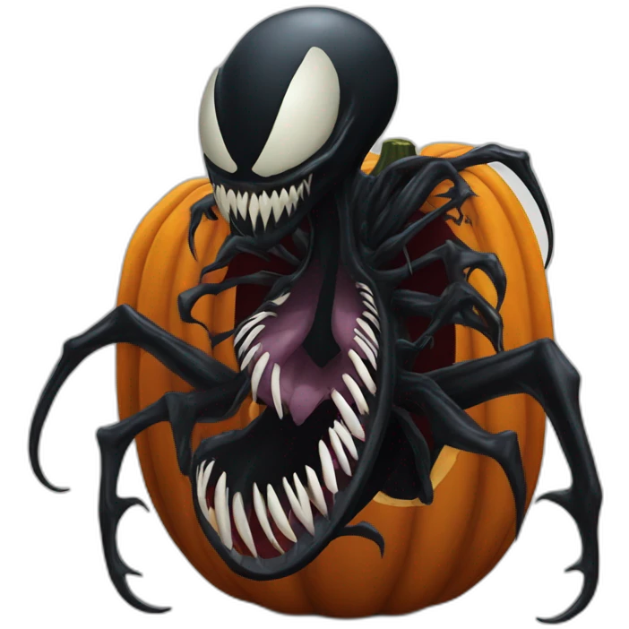 symbiote-venom-pumpkin emoji
